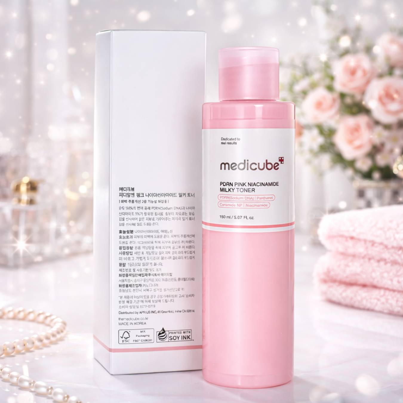 Medicube PDRN Pink Niacinamide Milky Toner 
