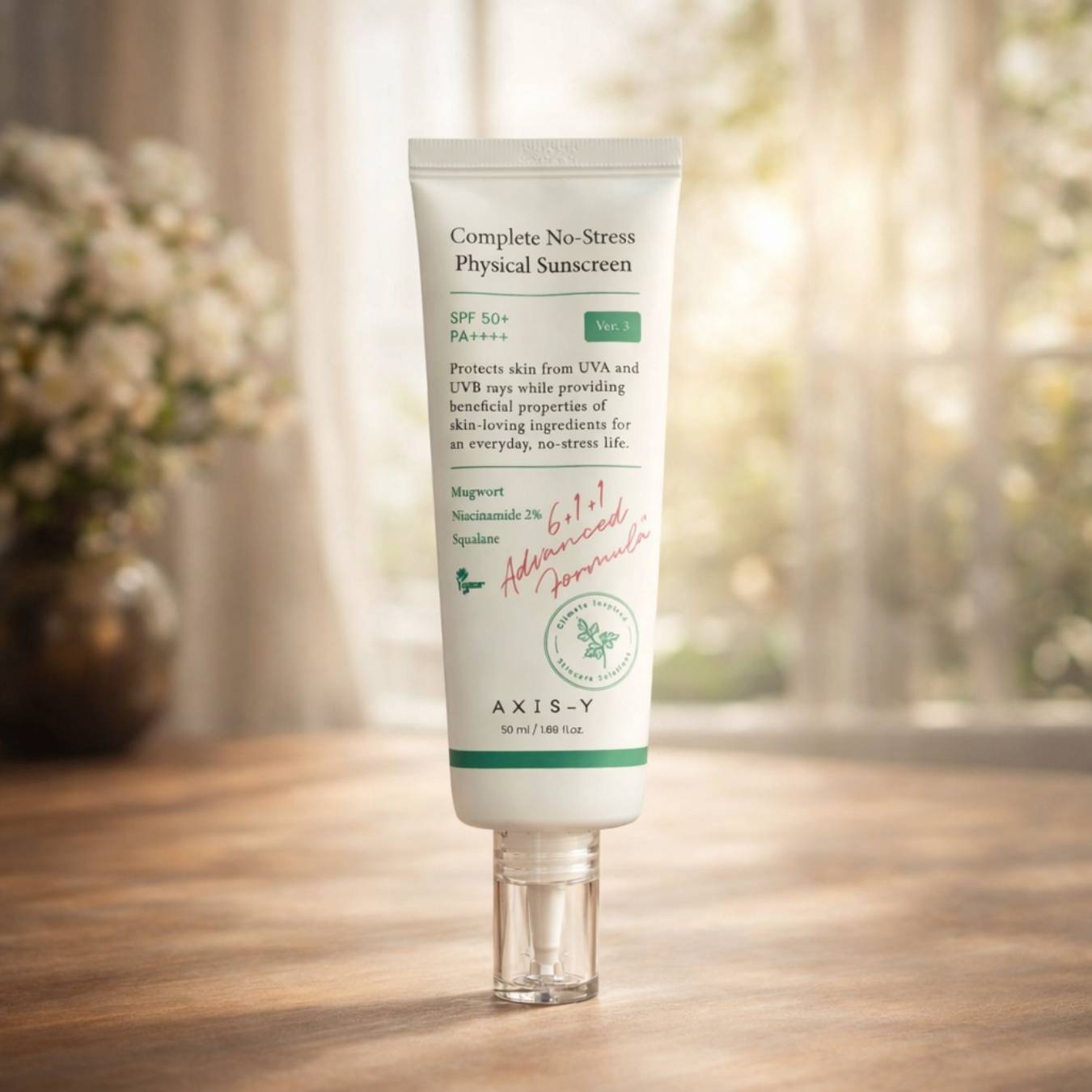 AXIS-Y Complete No-Stress Physical Sunscreen (SPF 50+ PA++++)