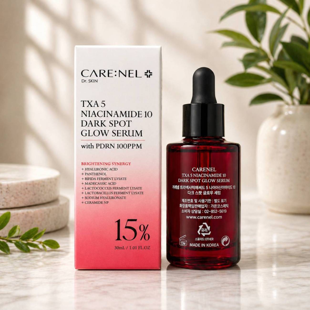 CARENEL TXA 5 Niacinamide 10 Dark Spot Glow Serum 
